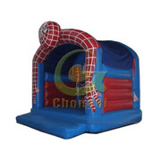 inflatable spiderman castles